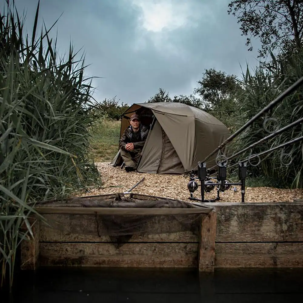 Trakker Tempest 100 Brolly, Skull Cap Wrap 9 Trakker Tempest 100 Brolly, Skull Cap Wrap – Bild 7